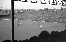 Town attacking the Kenilworth Road end in rhe second half