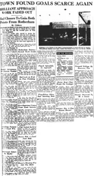 Match Report: Luton Town FC vs Rotherham United (23rd Jan 1954)