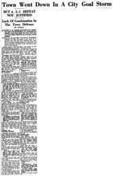 Match Report: Birmingham City vs Luton Town FC (9th Sep 1953)