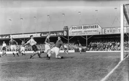 Spot the ball. Wherever it went Joe Scott`s best efforts did not bring a goal