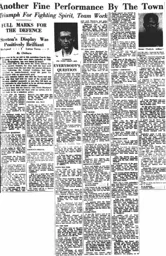 Match Report: Luton Town FC vs Blackpool (18th Jan 1954)