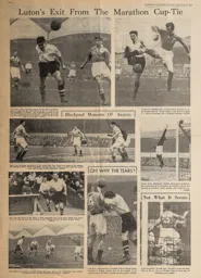 Match Report: Luton Town FC vs Blackpool (25th Jan 1954)