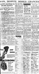 Match Report: Luton Town FC vs Notts County (6th Mar 1954)