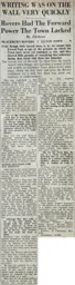 Match Report: Blackburn Rovers vs Luton Town FC (27th Mar 1954)