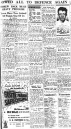 Match Report: Brentford vs Luton Town FC (10th Apr 1954)