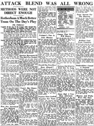 Match Report: Rotherham United vs Luton Town FC (25th Sep 1954)