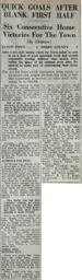 Match Report: Luton Town FC vs Derby County (2nd Oct 1954)