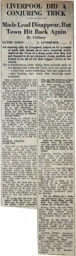 Match Report: Luton Town FC vs Liverpool (13th Nov 1954)
