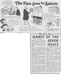 Match Report: Luton Town FC vs Blackburn Rovers (27th Nov 1954)