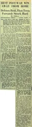 Match Report: Nottingham Forest vs Luton Town FC (18th Dec 1954)