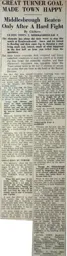 Match Report: Luton Town FC vs Middlesbrough (22nd Jan 1955)