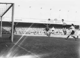 Gordon Turner`s header is on target