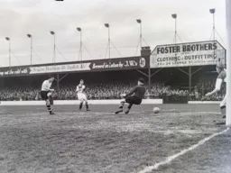 Charlie Watkins scores his and Town`s first vital goal