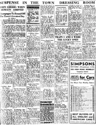 Match Report: Doncaster Rovers vs Luton Town FC (30th Apr 1955)