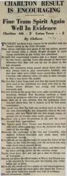 Match Report: Charlton Athletic vs Luton Town FC (20th Aug 1955)