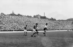 Luton Town`s first ever top flight goal. Gordon Turner puts the Town 1-0 in front