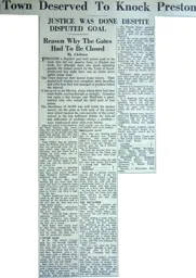 Match Report: Luton Town FC vs Preston North End (31st Aug 1955)
