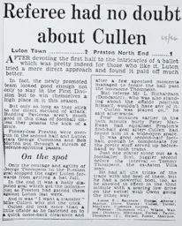 Match Report: Luton Town FC vs Preston North End (31st Aug 1955)
