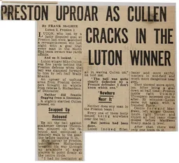 Match Report: Luton Town FC vs Preston North End (31st Aug 1955)