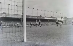 Gordon Turner gives the Town an early lead from the penalty spot
