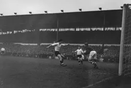 Gordon Turner is frustrated as Con Sullivan gathers in the ball