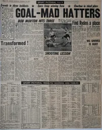 Match Report: Luton Town FC vs Sunderland (19th Nov 1955)