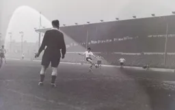 Gordon Turner scores the first of the eight from the penalty spot