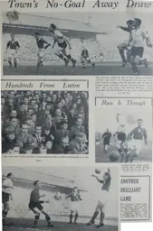 Match Report: Portsmouth vs Luton Town FC (26th Nov 1955)