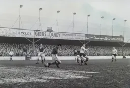 Two minutes into the game and Bob Morton scores the first goal