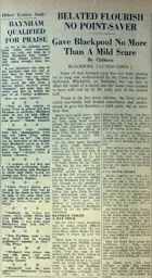 Match Report: Blackpool vs Luton Town FC (18th Feb 1956)