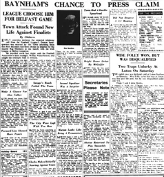 Match Report: Luton Town FC vs Manchester City (21st Apr 1956)