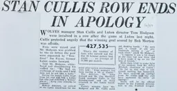 Match Report: Luton Town FC vs Wolverhampton Wanderers (22nd Aug 1956)