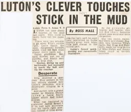 Match Report: Luton Town FC vs Aston Villa (5th Sep 1956)