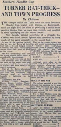 Match Report: Luton Town FC vs Chelsea (26th Sep 1956)