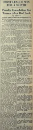 Match Report: Luton Town FC vs Sheffield Wednesday (13th Oct 1956)
