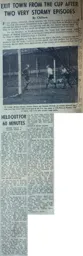 Match Report: Aston Villa vs Luton Town FC (7th Jan 1957)