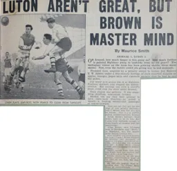 Match Report: Arsenal vs Luton Town FC (9th Mar 1957)