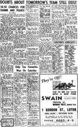 Match Report: Luton Town FC vs Burnley (16th Mar 1957)