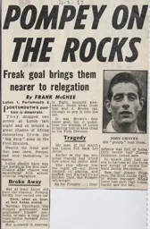 Match Report: Luton Town FC vs Portsmouth (20th Mar 1957)