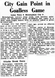 Match Report: Luton Town FC vs Birmingham City (3rd Apr 1957)