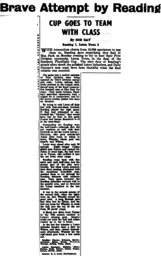 Match Report: Reading vs Luton Town FC (15th Apr 1957)
