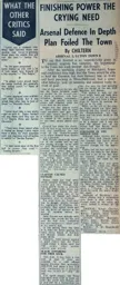 Match Report: Arsenal vs Luton Town FC (31st Aug 1957)