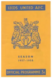 Programme: Leeds United vs Luton Town FC (11th Sep 1957)