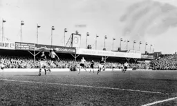 Allan Brown misdirects a header