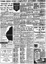 Match Report: Luton Town FC vs Newcastle United (16th Nov 1957)