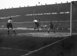 Allan Brown and Bob Stokoe fight for possession