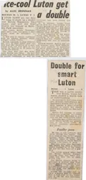 Match Report: Bolton Wanderers vs Luton Town FC (21st Dec 1957)