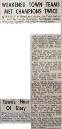 Match Report: Luton Town FC vs Manchester United (26th Dec 1957)