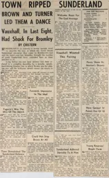 Match Report: Luton Town FC vs Sunderland (8th Feb 1958)
