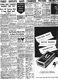 Match Report: Luton Town FC vs Manchester City (8th Mar 1958)